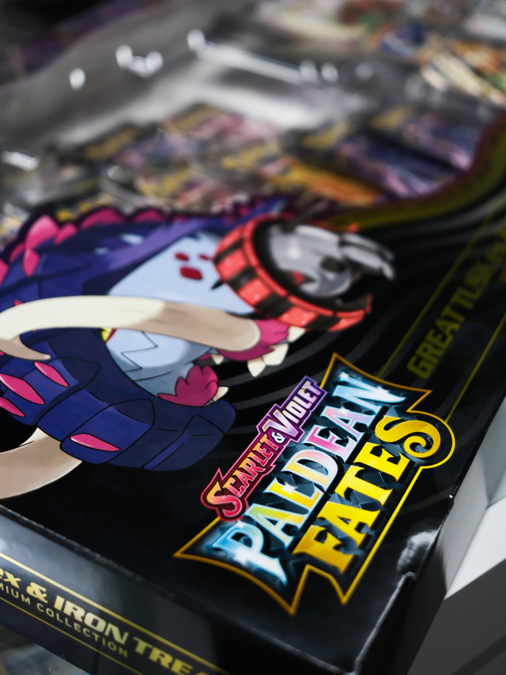 Pokemon Paldean Great Tusk EX & Iron Treads EX Premium Collection