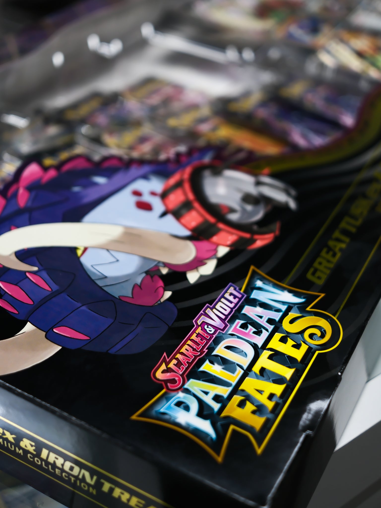 Pokemon Paldean Great Tusk EX & Iron Treads EX Premium Collection