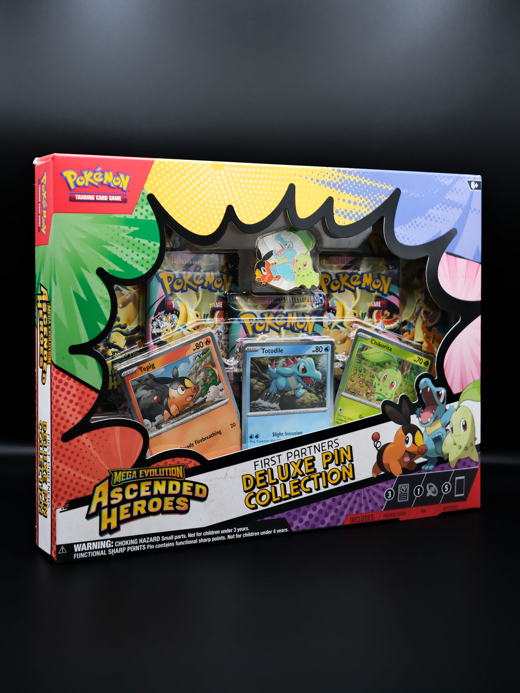 Pokemon Ascended Heroes First Partners Deluxe Pin Collection