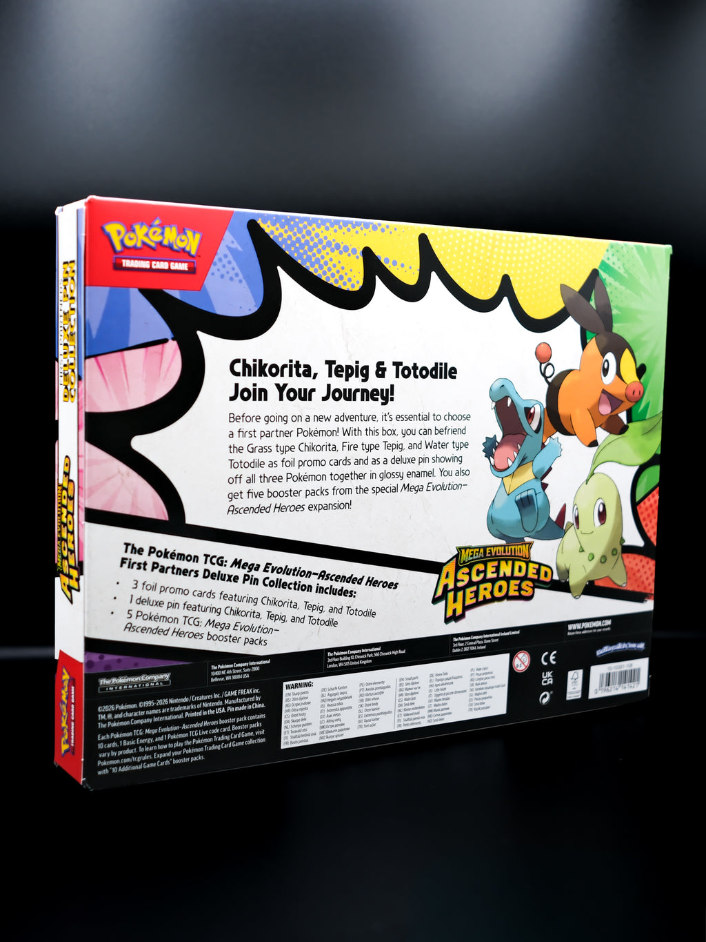 Pokemon Ascended Heroes First Partners Deluxe Pin Collection