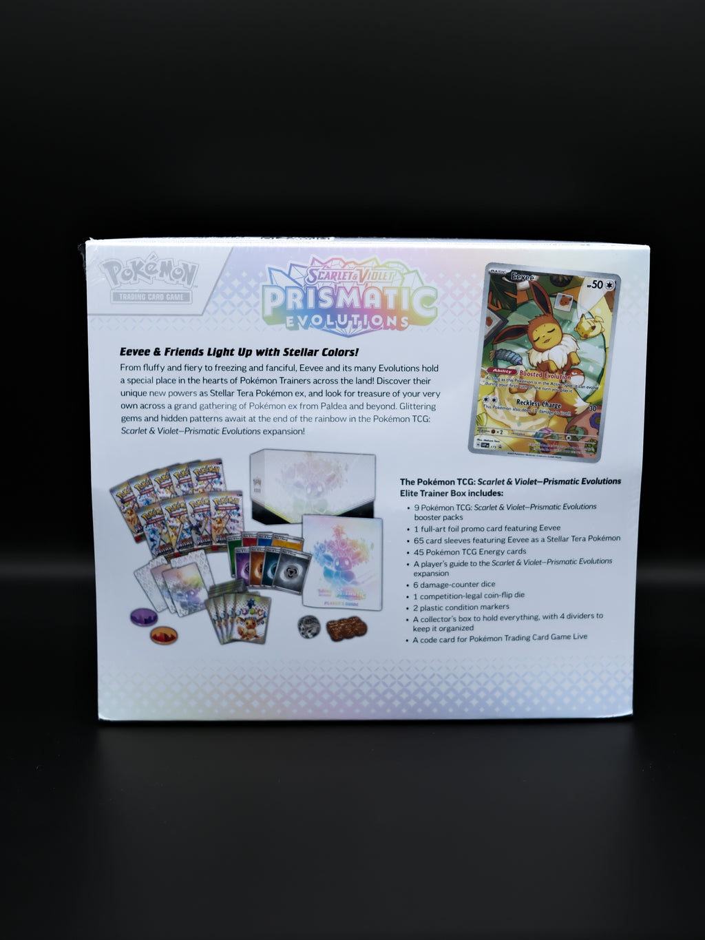 Pokemon Prismatic Evolutions Elite Trainer Box
