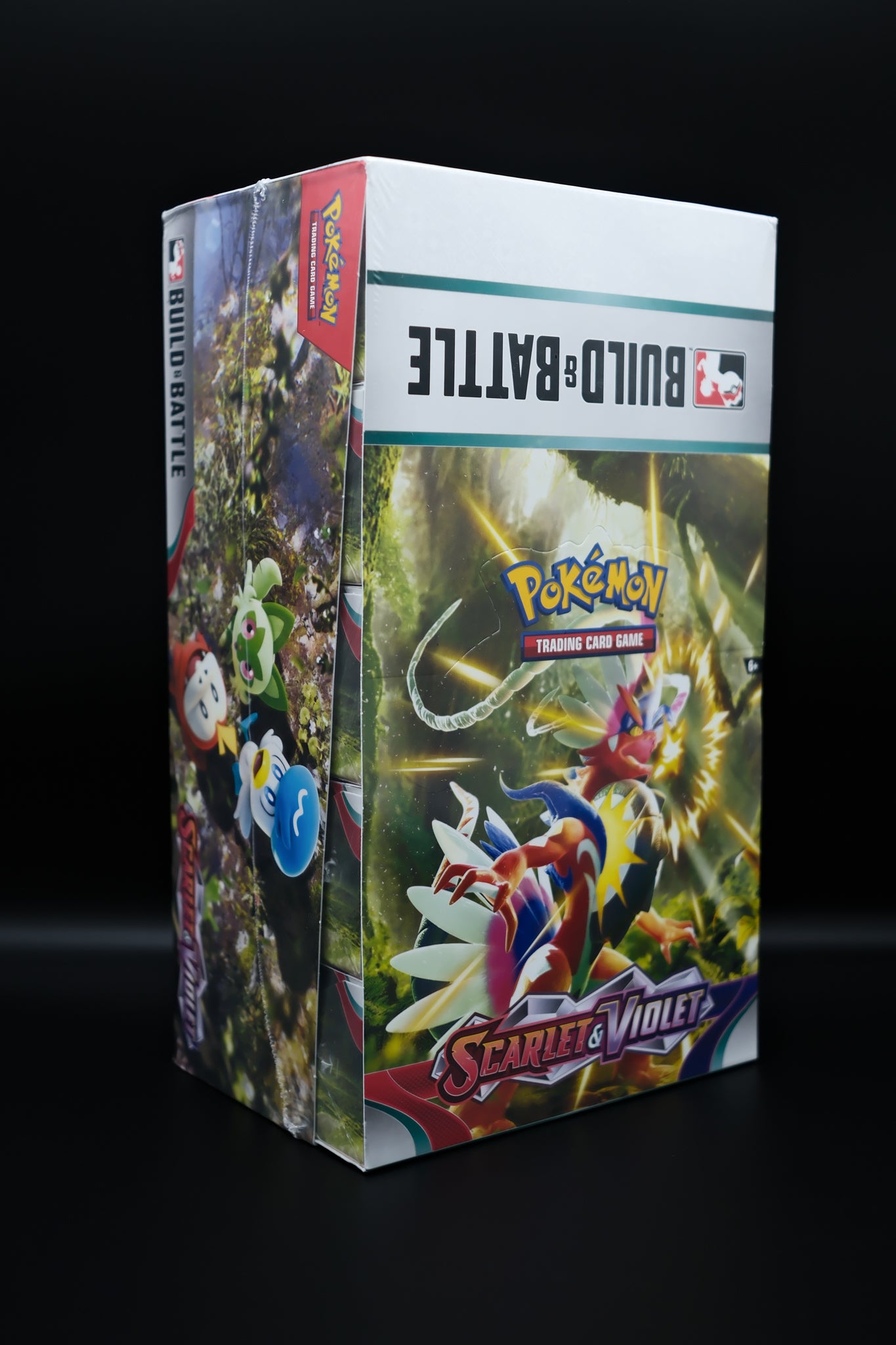 Pokemon Scarlet and Violet Build and Battle Sealed Display