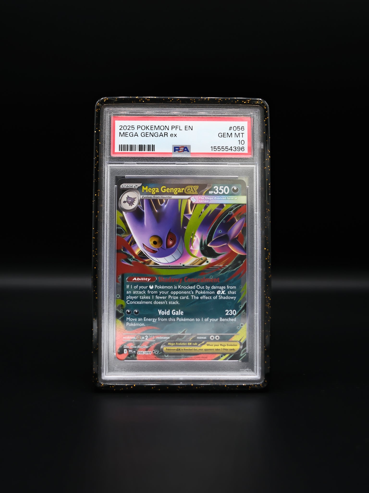 Pokemon Phantasmal Flames Mega Gengar EX: PSA 10 Slab