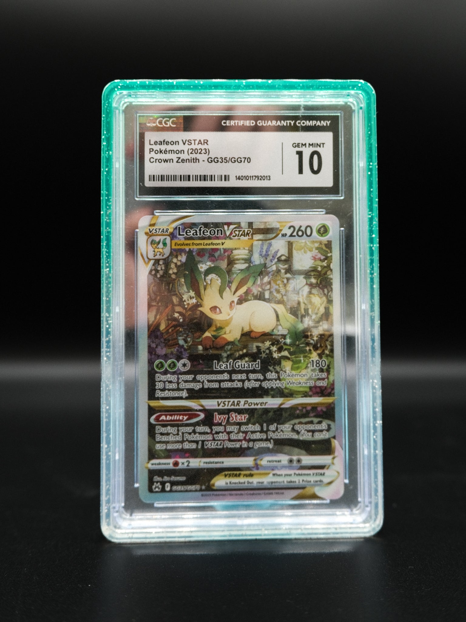 Pokemon Leafeon VSTAR: CGC 10 Slab
